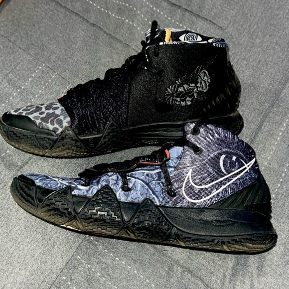 KYRIE 2 “WHAT THE CAMO” Men’s 9 1/2 LIKE NEW ONLY WORE IN DOORS - Picture 2 of 10